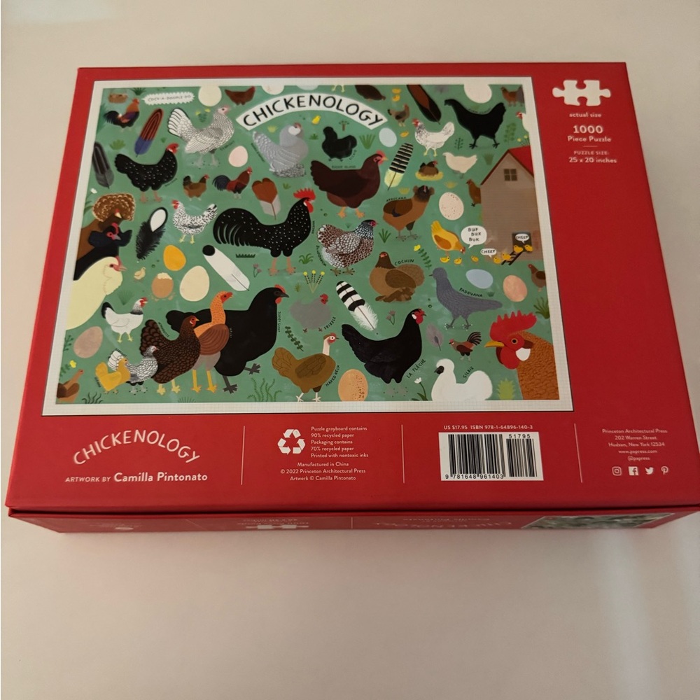 Chickenology 1000 Piece Puzzle - Multicolor - Picture 2 of 2